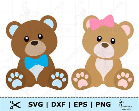 Download Free Baby Bear Toddler Svg Cut File Clipart Cricut SVG